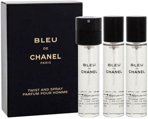 how to refill blue Chanel bottle